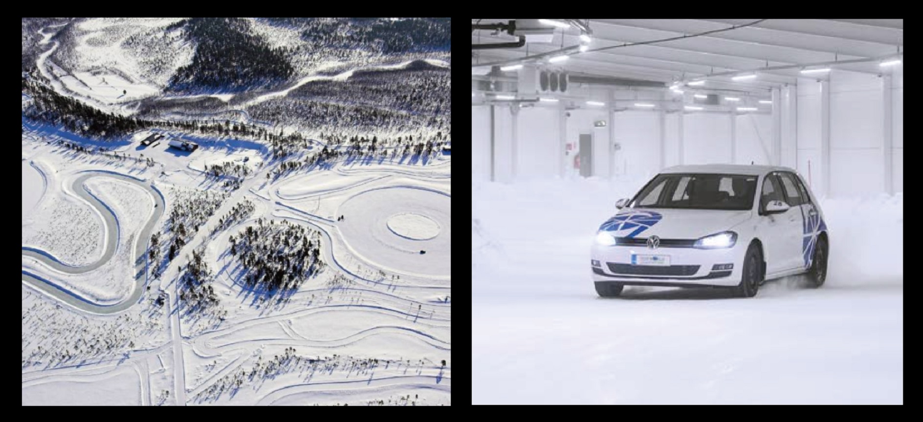 テストコース「TEST WORLD」で開発を行なっている