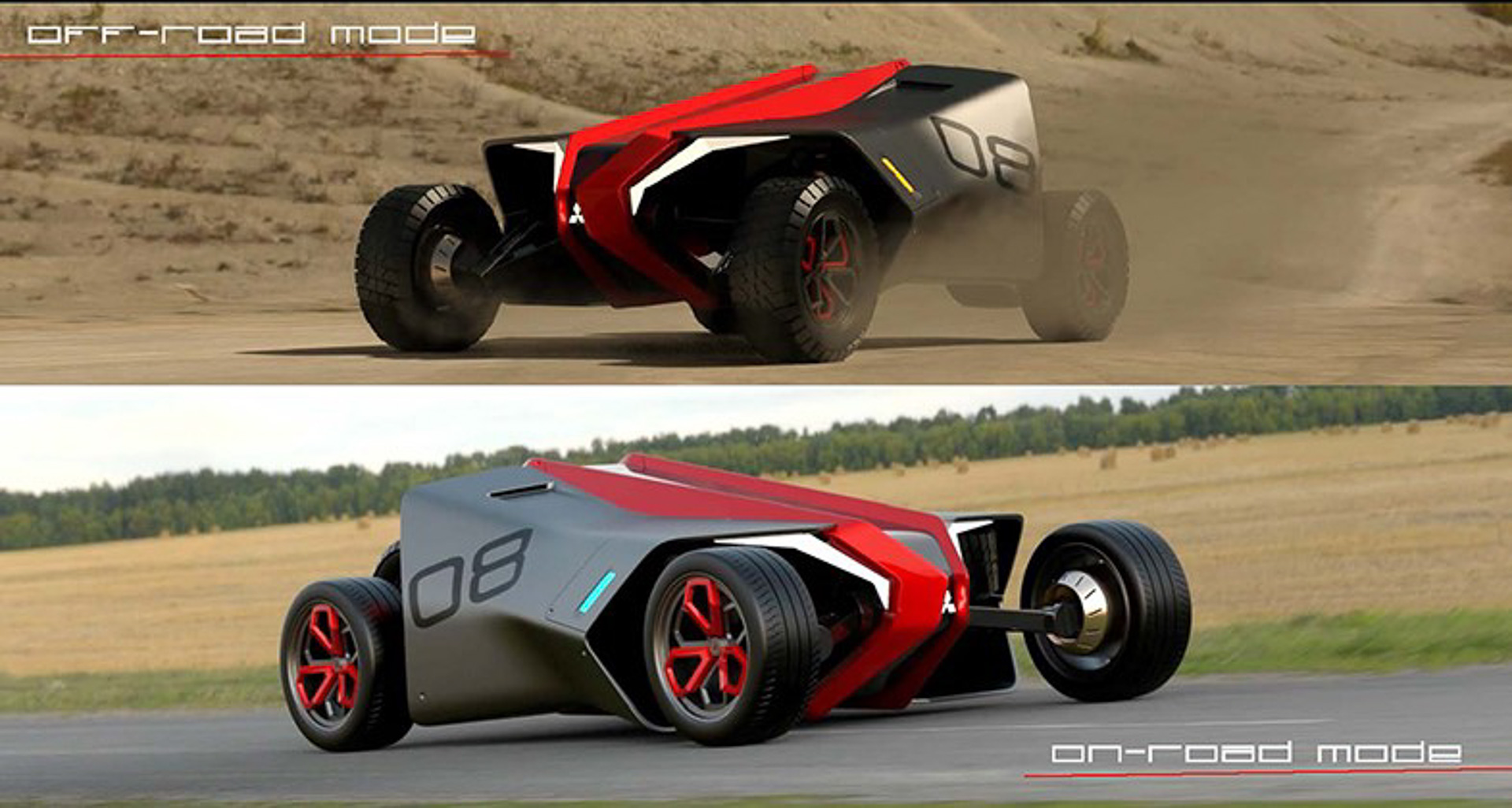 プロジェクトを通しての講評： デザイン、デジタルモデリングのスキルがともに高く、すばらしい提案でした。アイディアもシンプルで分かりやすく、素直にかっこいいクルマです