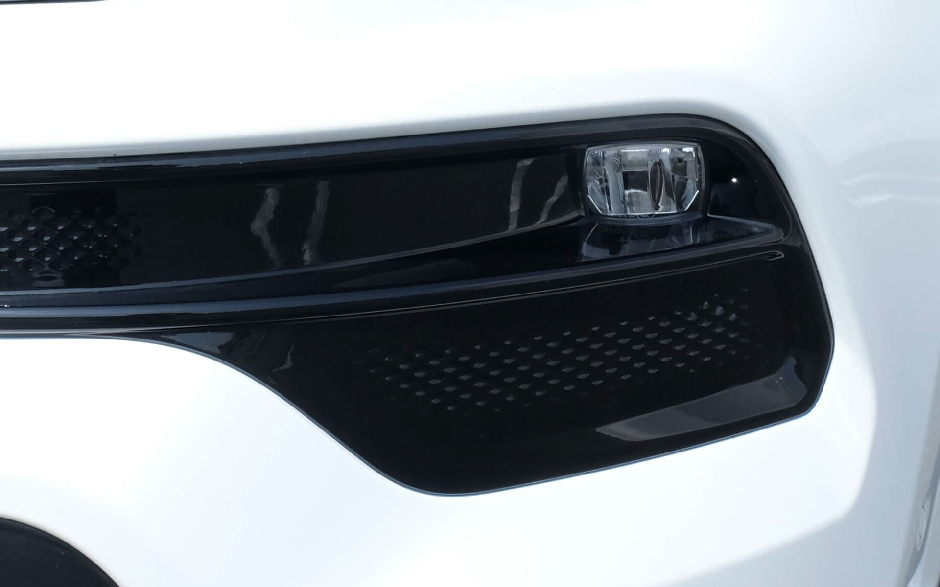 LEDフロントフォグランプ、グロスブラックフォグランプベゼル