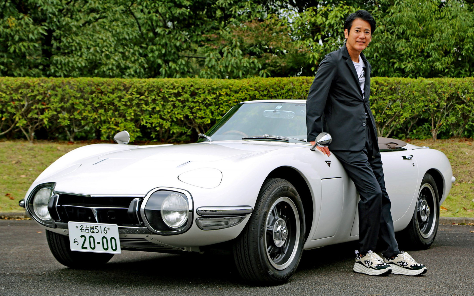 唐沢寿明さんが寄贈した「トヨタ 2000GT Roadster」