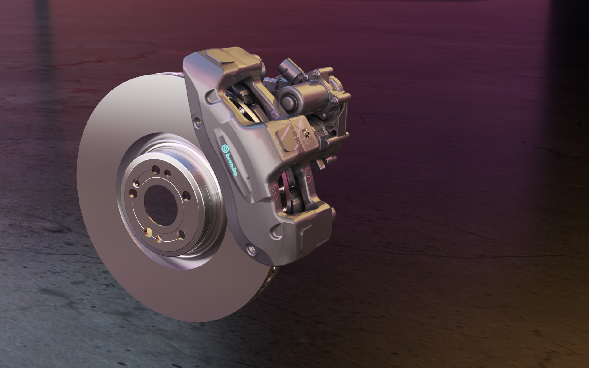 リアブレーキキャリパー