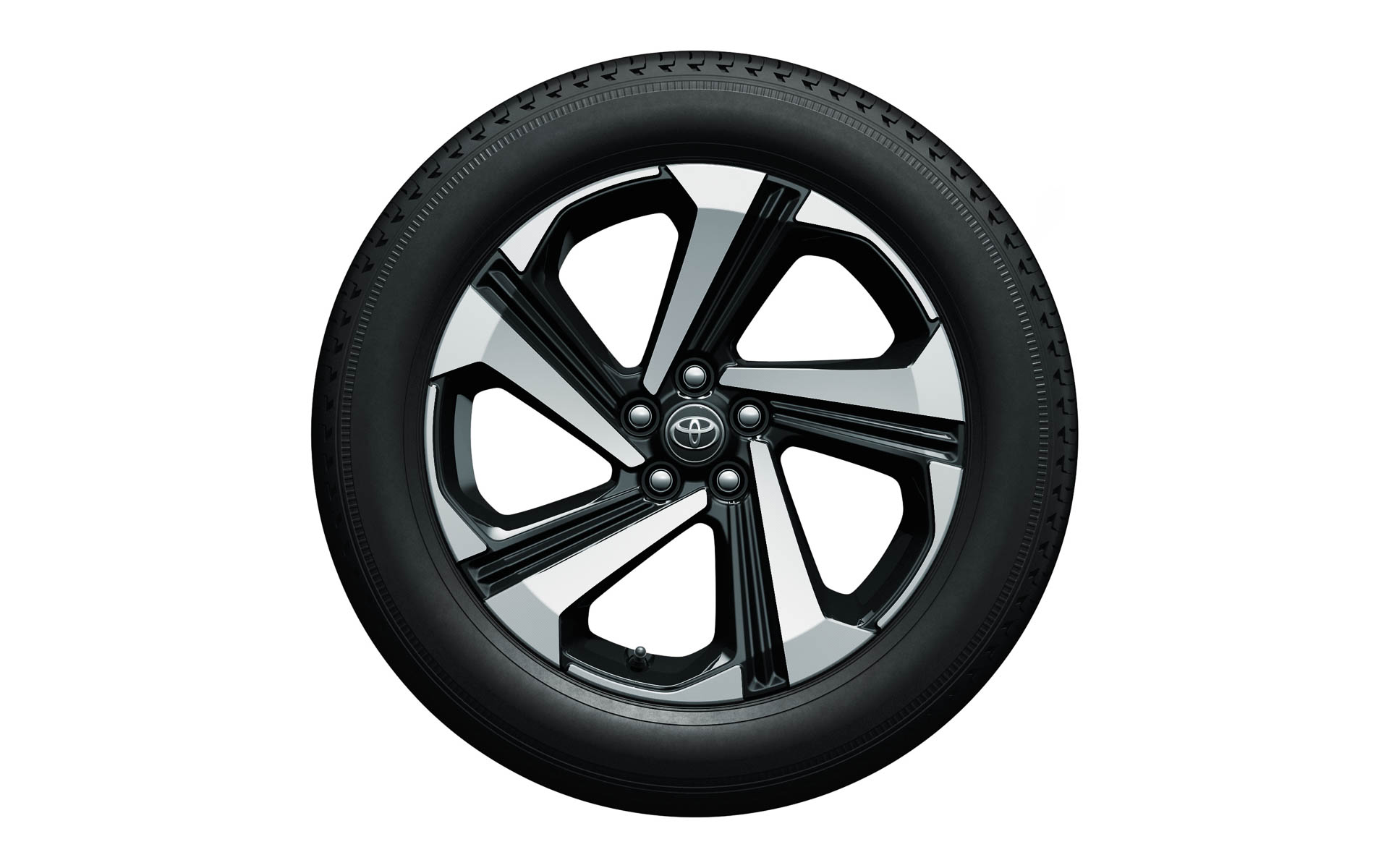 Z（ハイブリッド・2WD）に装着される195/60R17タイヤ＆17×6Jアルミホイール（切削光輝+ブラック塗装/5穴）