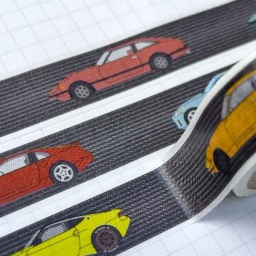 「歴代フェアレディZマスキングテープ」。今なお加速し続けるフェアレディZの進化をたどるデザイン