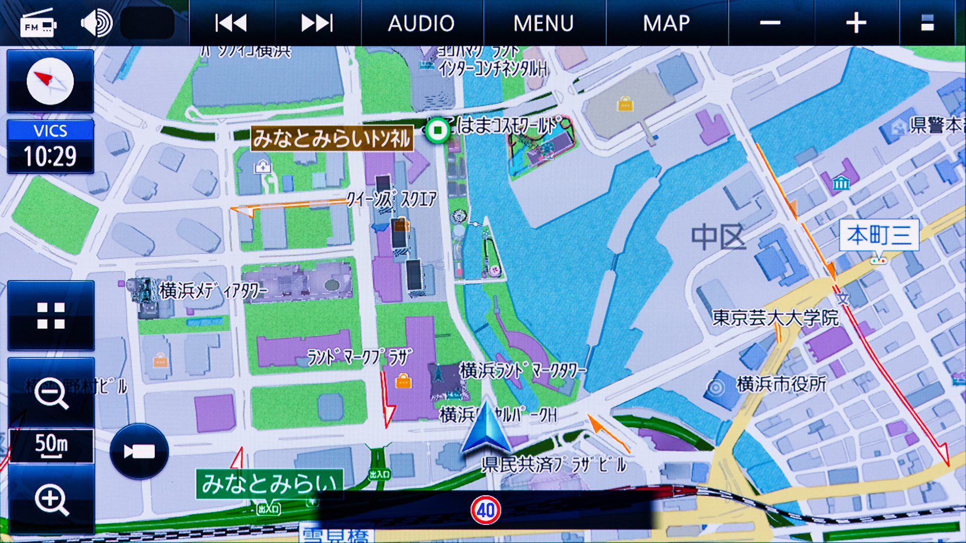 左から文字サイズ小、中、大