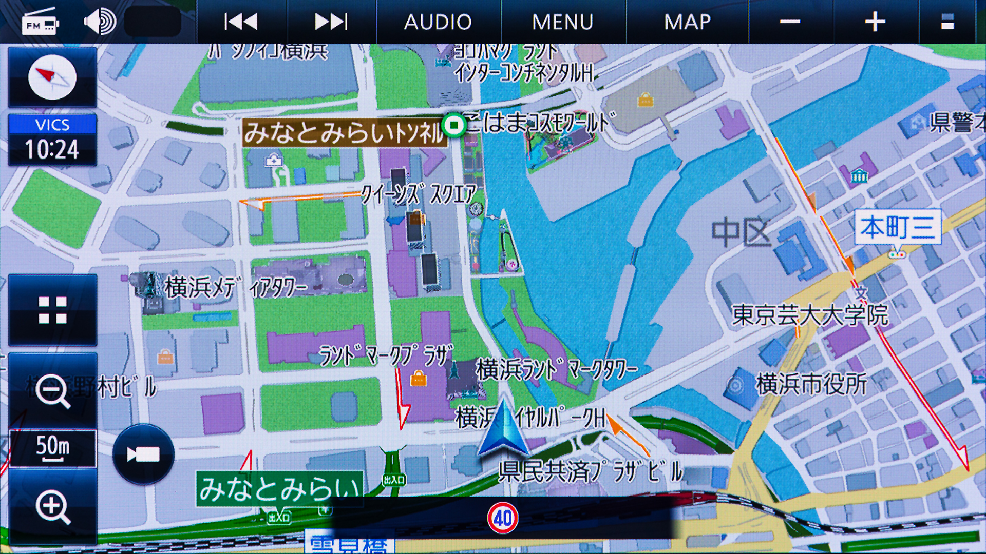 左から文字サイズ小、中、大