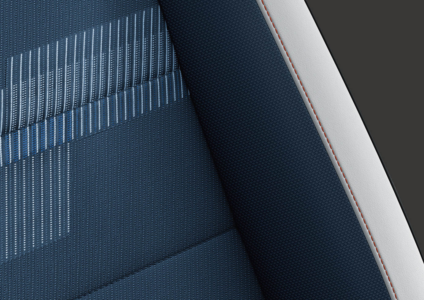 デザインパッケージ「ダークデニム」インテリアイメージ（シート：チタンブラック/ダークデニム）