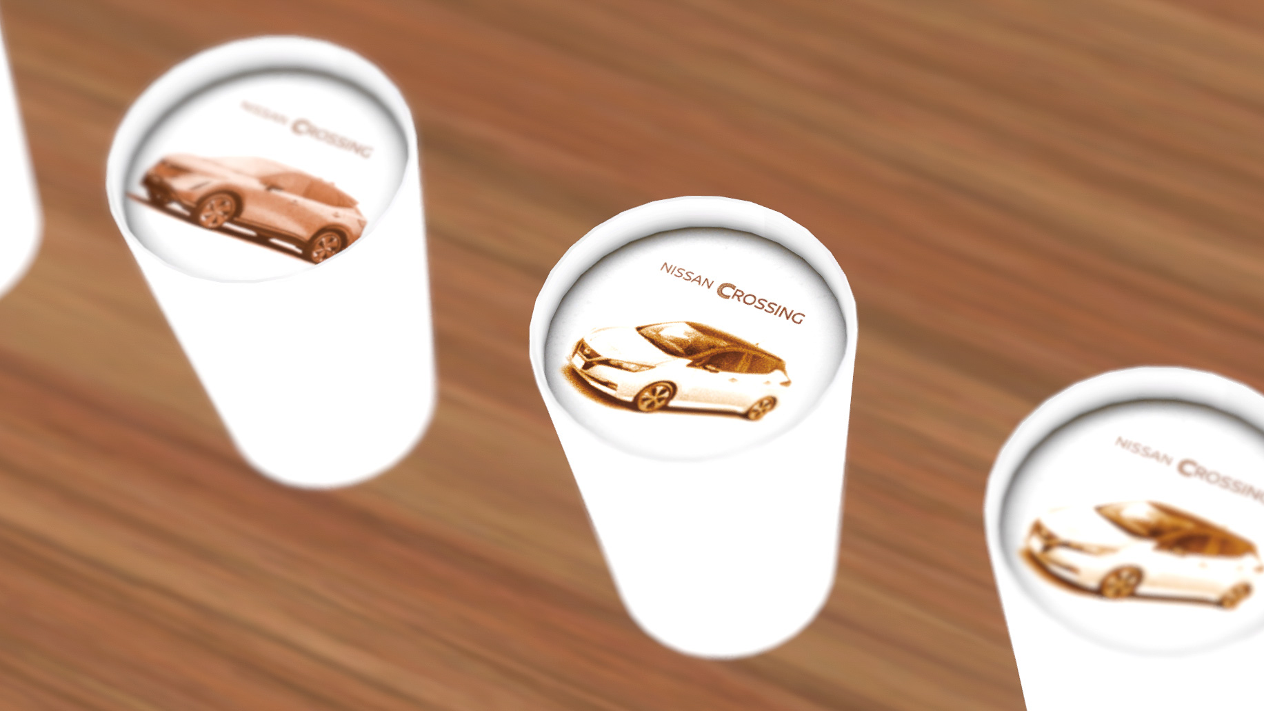 東京 銀座にある「NISSAN CROSSING」を忠実に三次元化