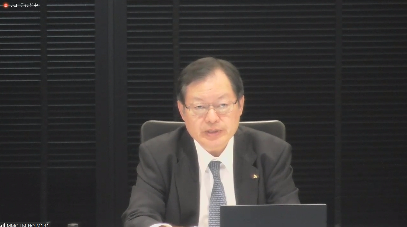 三菱自動車工業株式会社 代表執行役副社長（CFO）池谷光司氏