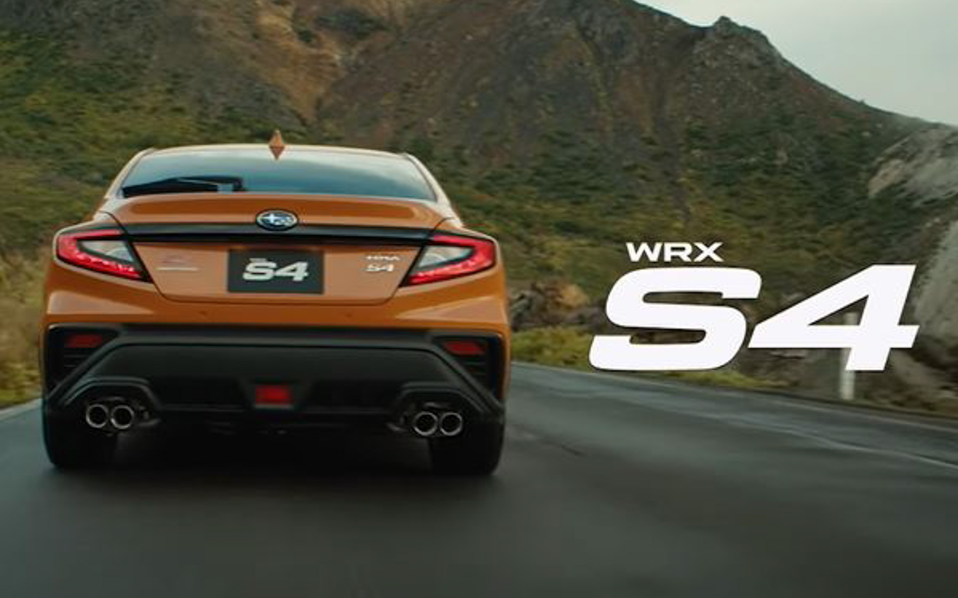 新型WRX S4の第2弾ティザー映像