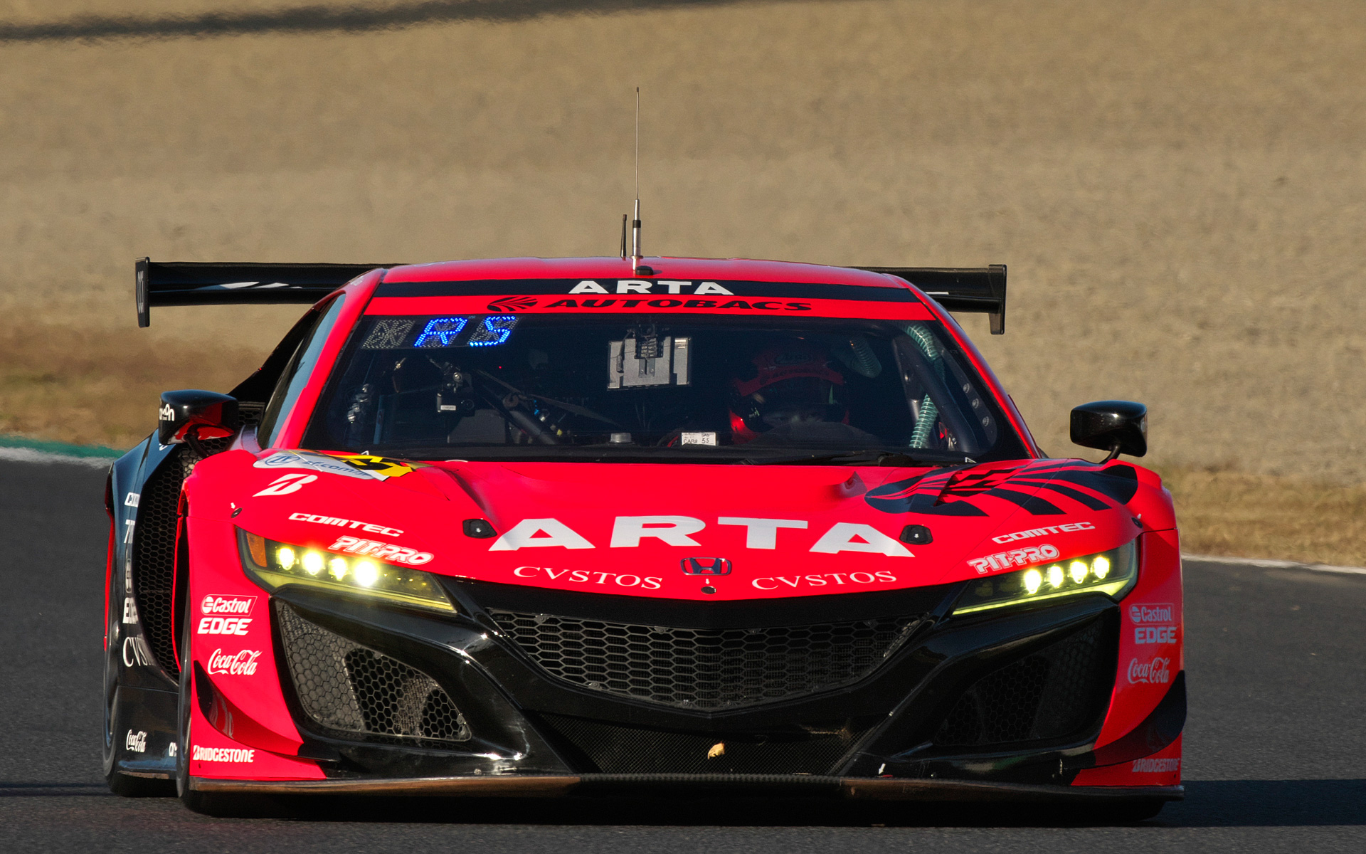 予選3位の55号車 ARTA NSX GT3（高木真一/佐藤蓮組、BS）