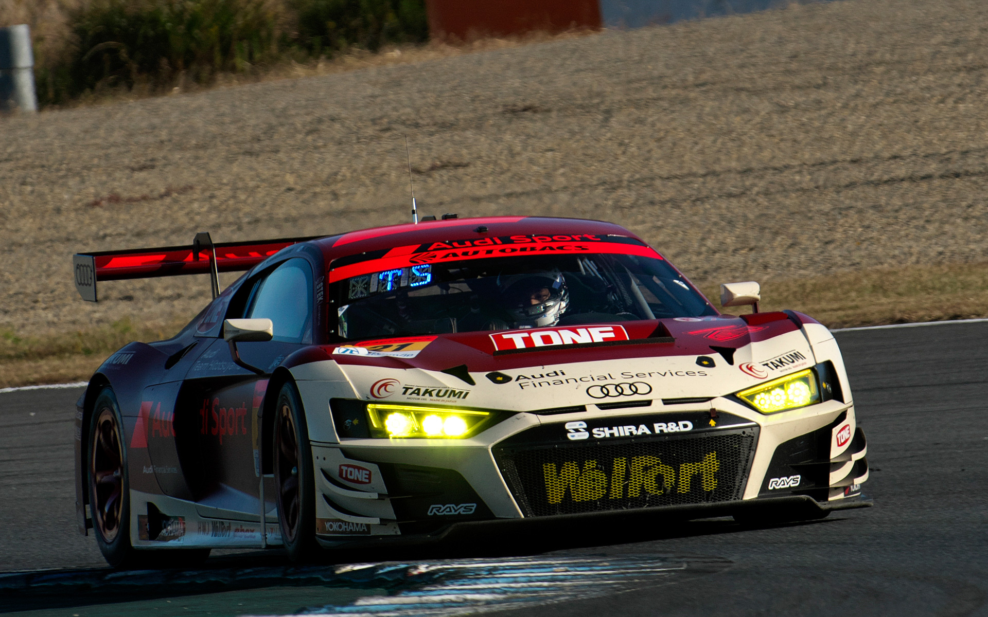 21号車 Hitotsuyama Audi R8 LMS（川端伸太朗/篠原拓朗組、YH）