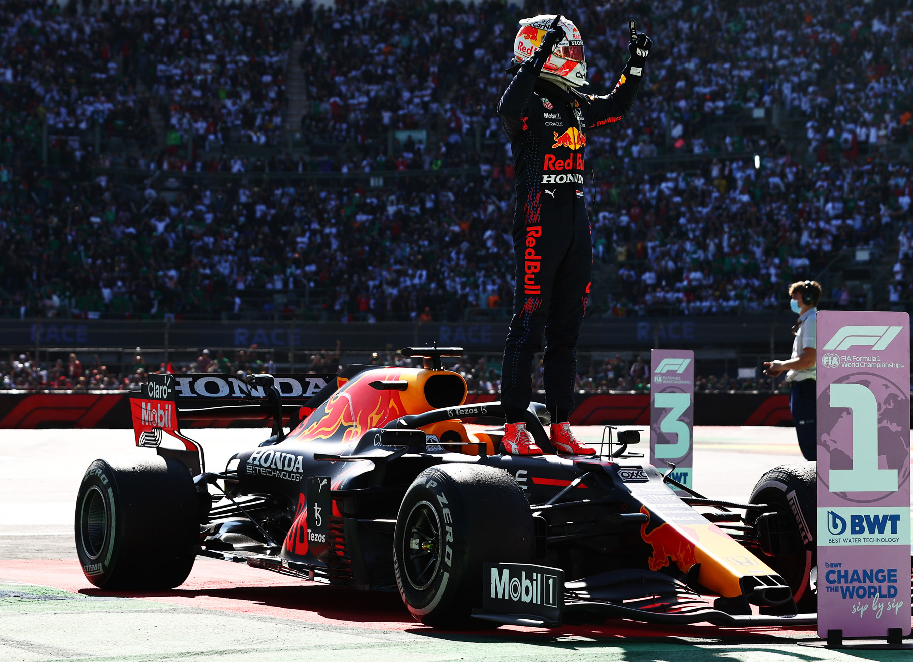 メキシコGPを優勝したマックス・フェルスタッペン選手（33号車 レッドブル・レーシング・ホンダ）（C）Getty Images / Red Bull Content Pool