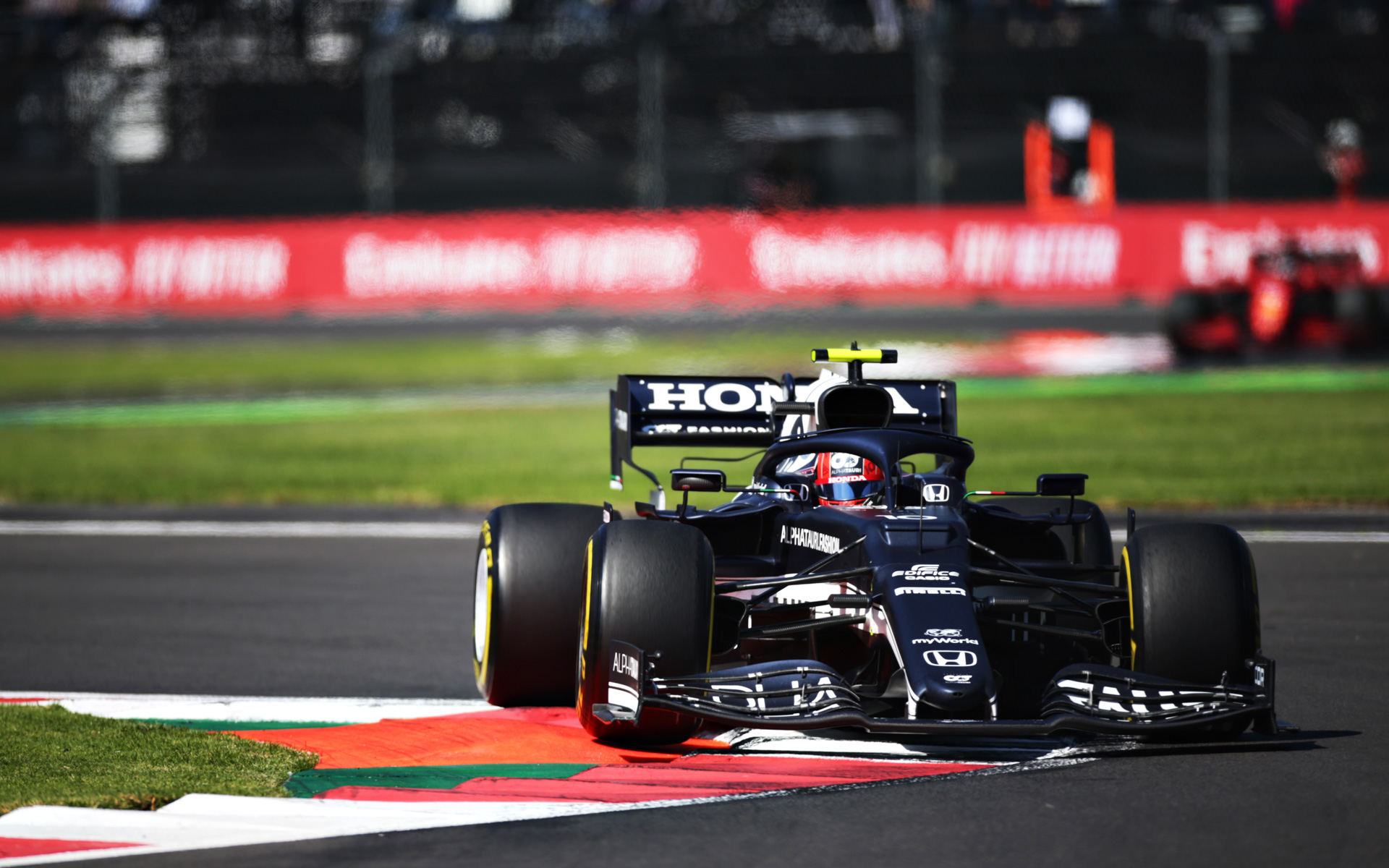 4位に入ったアルファタウリ・ホンダのピエール・ガスリー選手