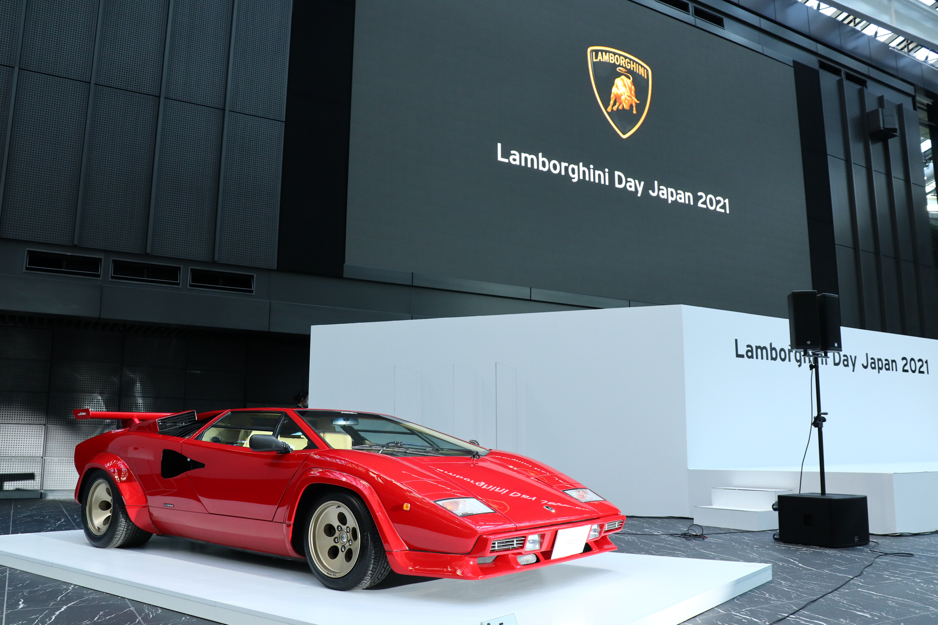 Lamborghini Day Japan 2021の会場にはカウンタックが10台展示