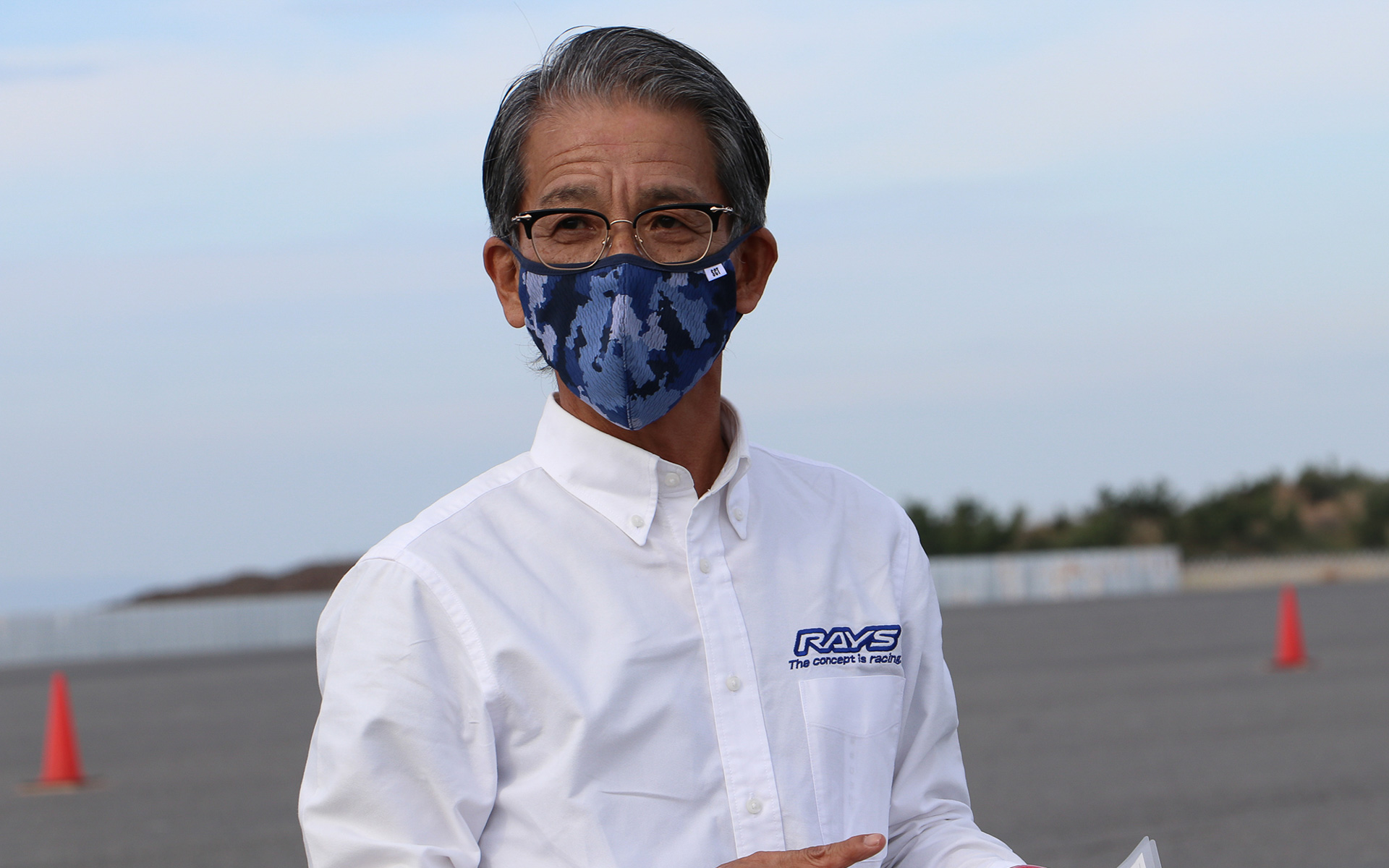 レイズの山口氏。ボルクレーシング企画開発のトップ