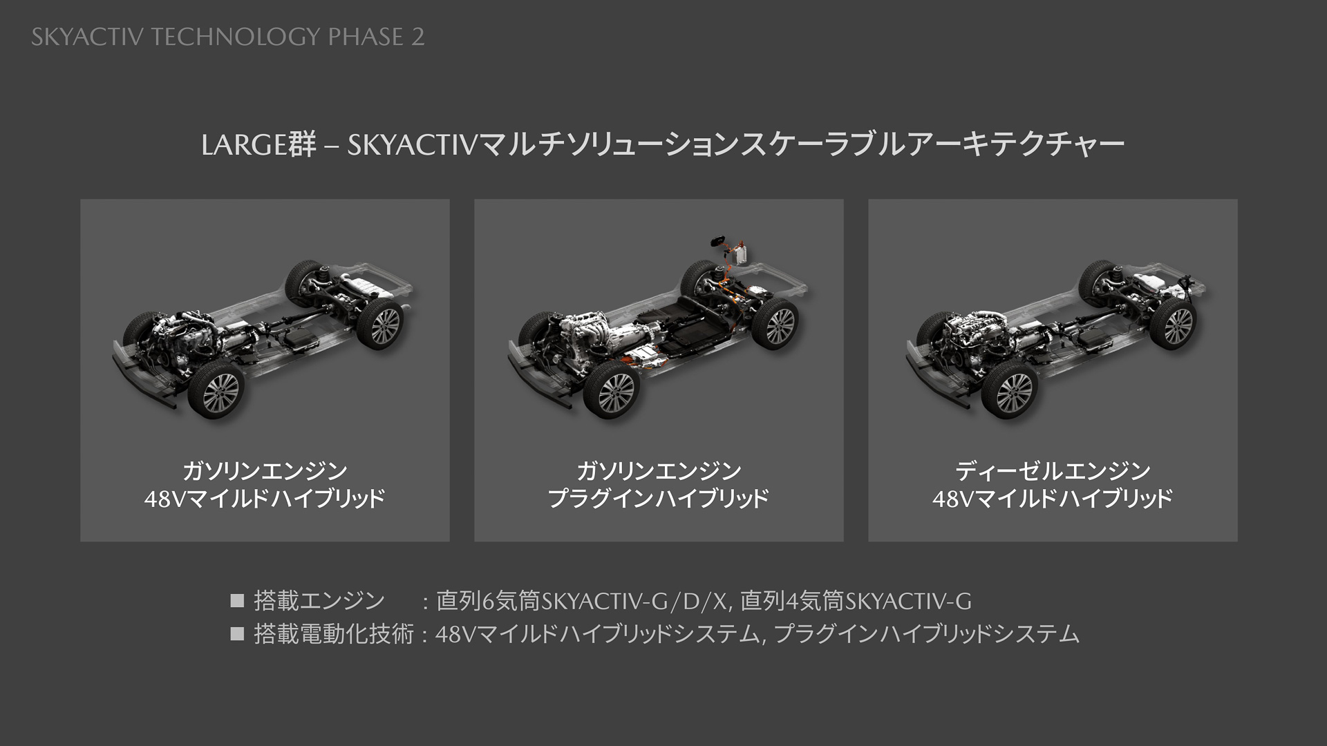 LARGE群では3つのタイプを設定