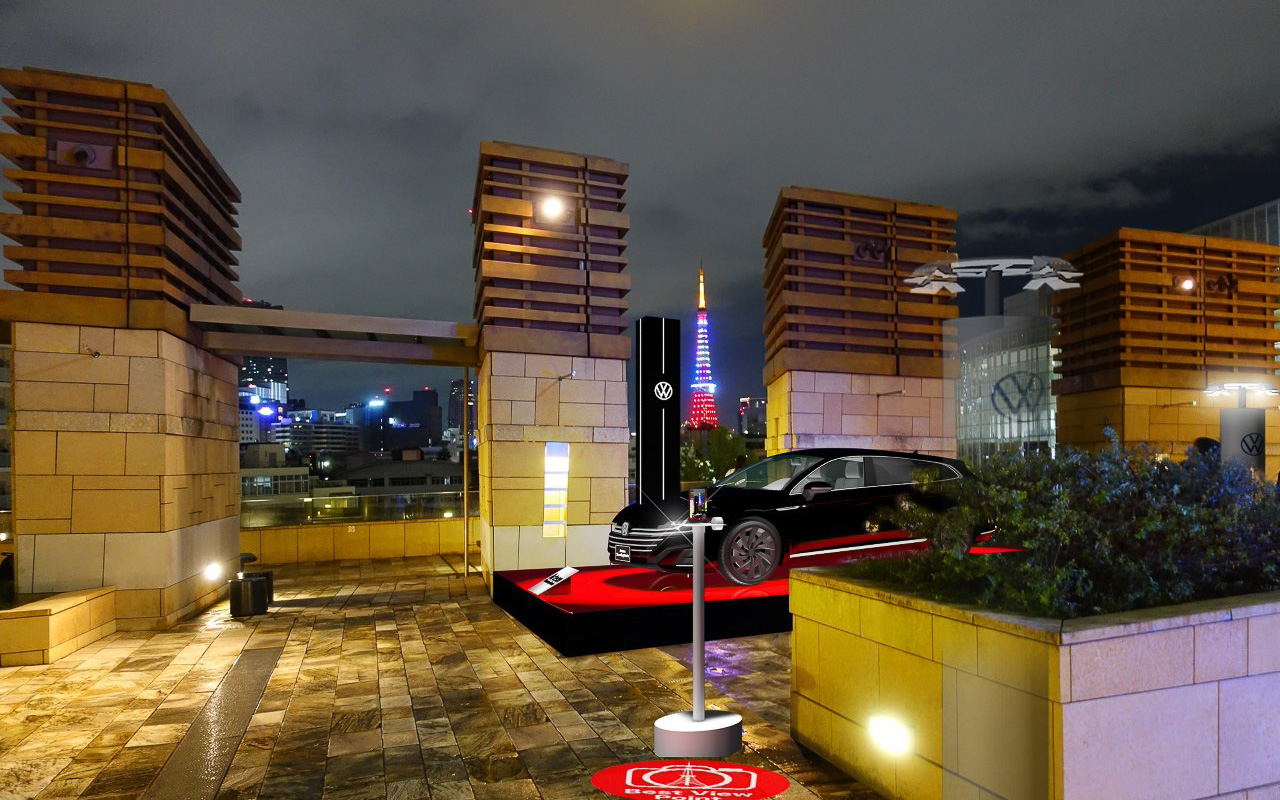 「六本木ヒルズ クリスマスマーケット 2021」で新型「アルテオン シューティングブレーク」を展示