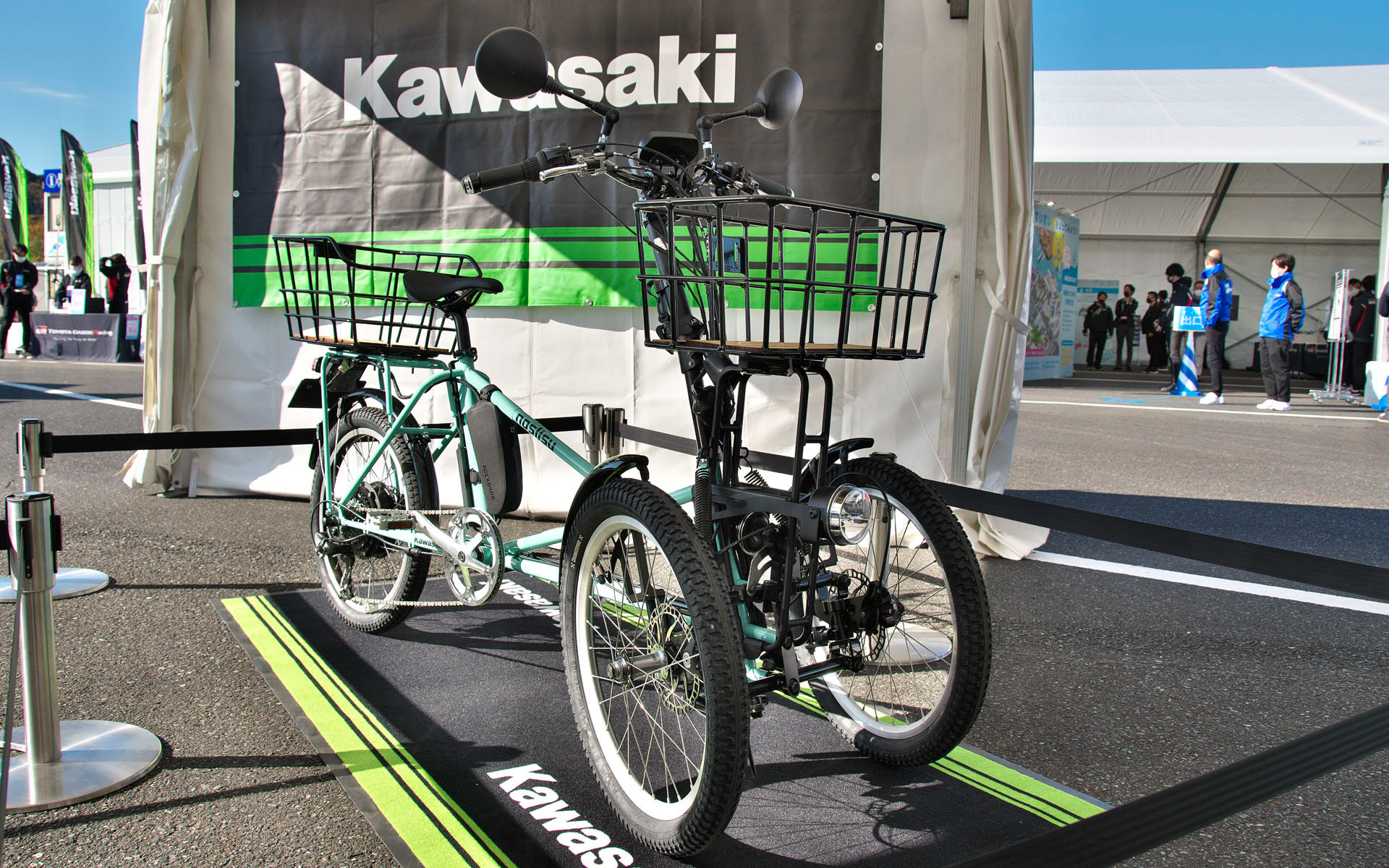 電動3輪「ノスリス」も展示