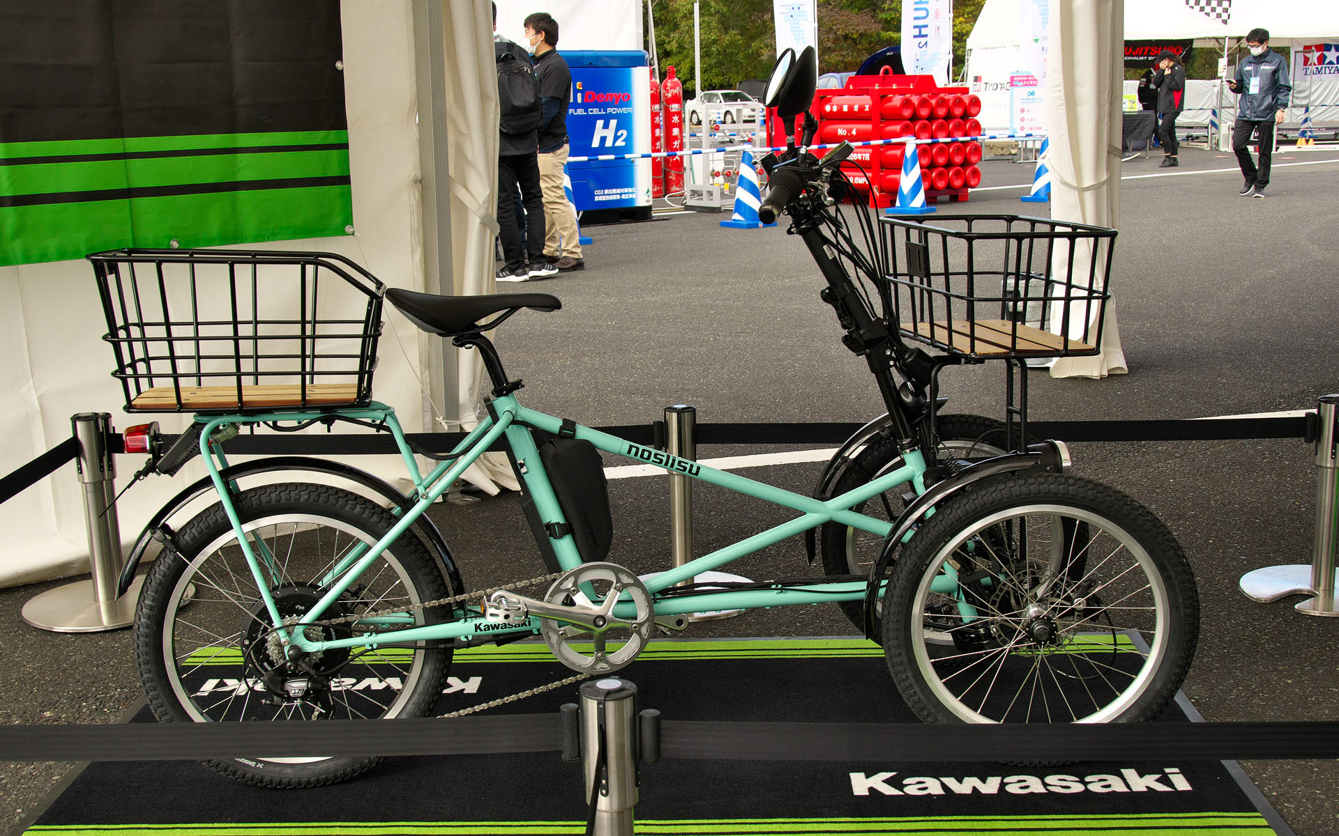電動3輪「ノスリス」も展示