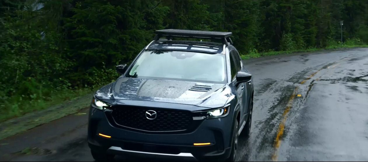 CX-50で自然に溶け込むようなデザインを意識したという