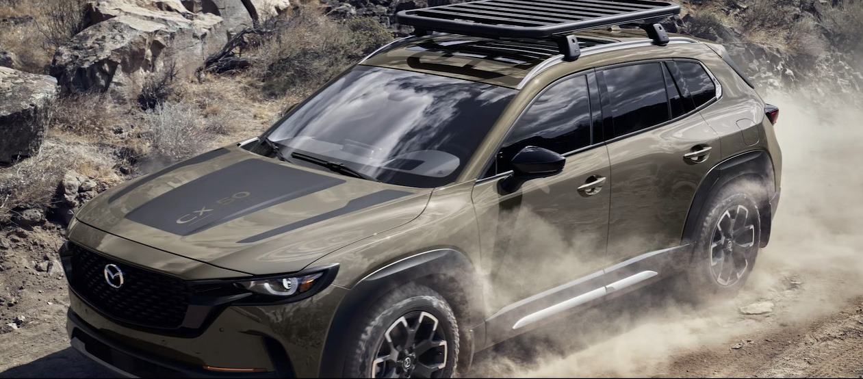 CX-50で自然に溶け込むようなデザインを意識したという