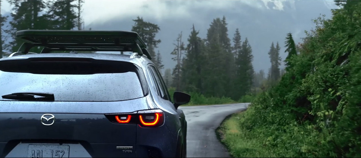 CX-50で自然に溶け込むようなデザインを意識したという