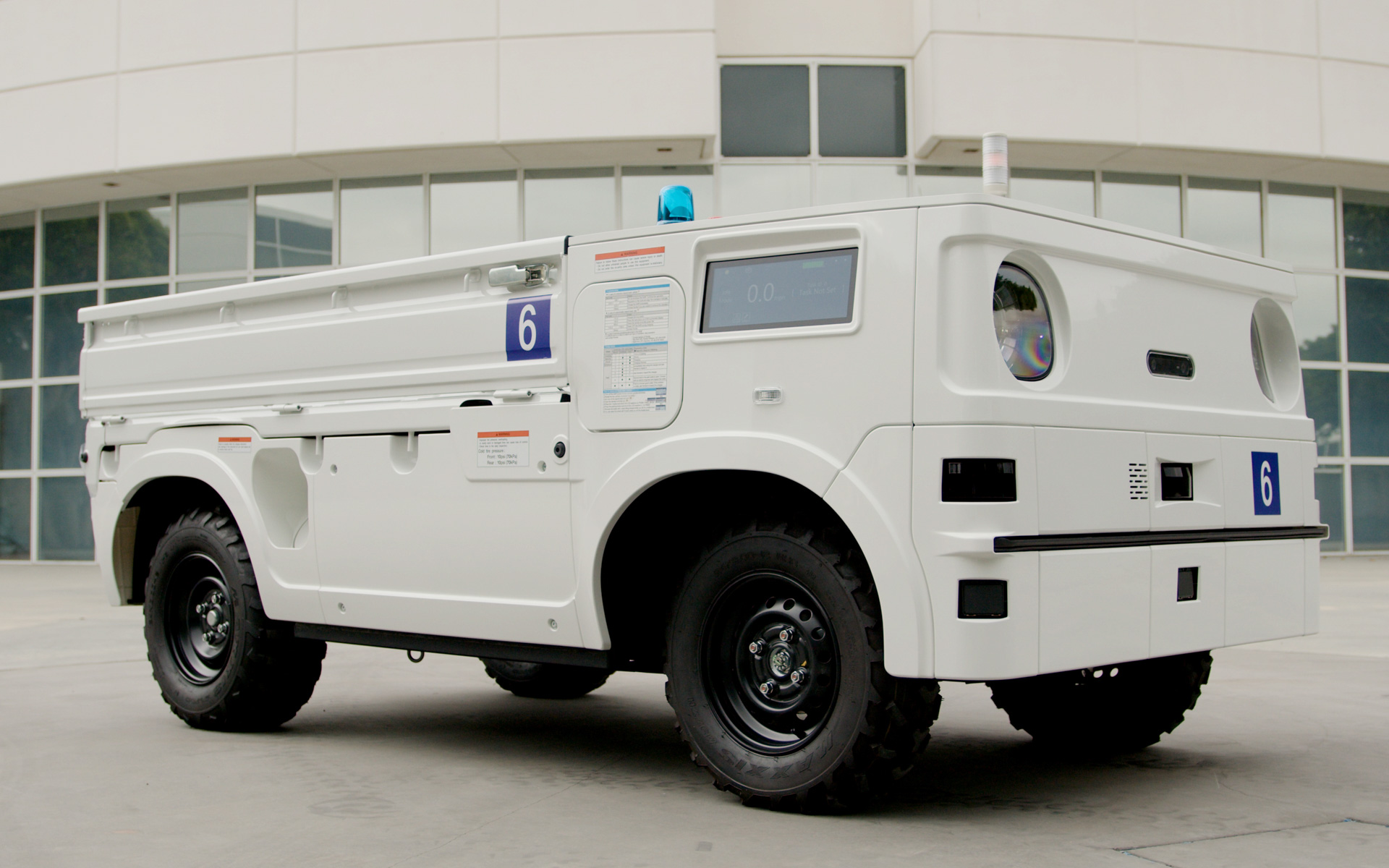 建設現場向けに開発した自律型作業車両のプロトタイプモデル「ホンダAWV」（Honda Autonomous Work Vehicle）