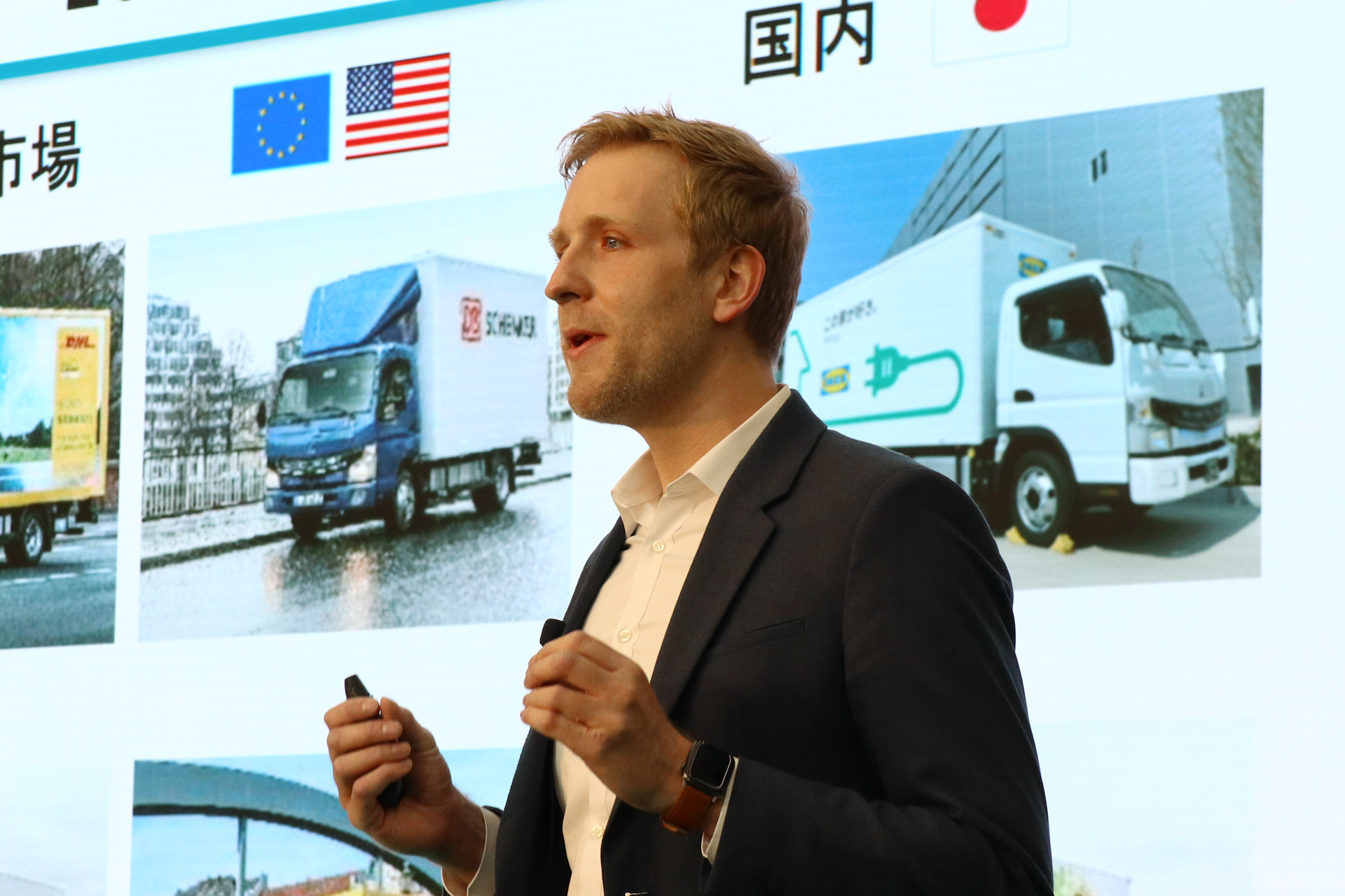 三菱ふそうトラック・バス株式会社 チーフ・トランスフォーメーション・オフィサーのアレクサンダー・ルージング氏