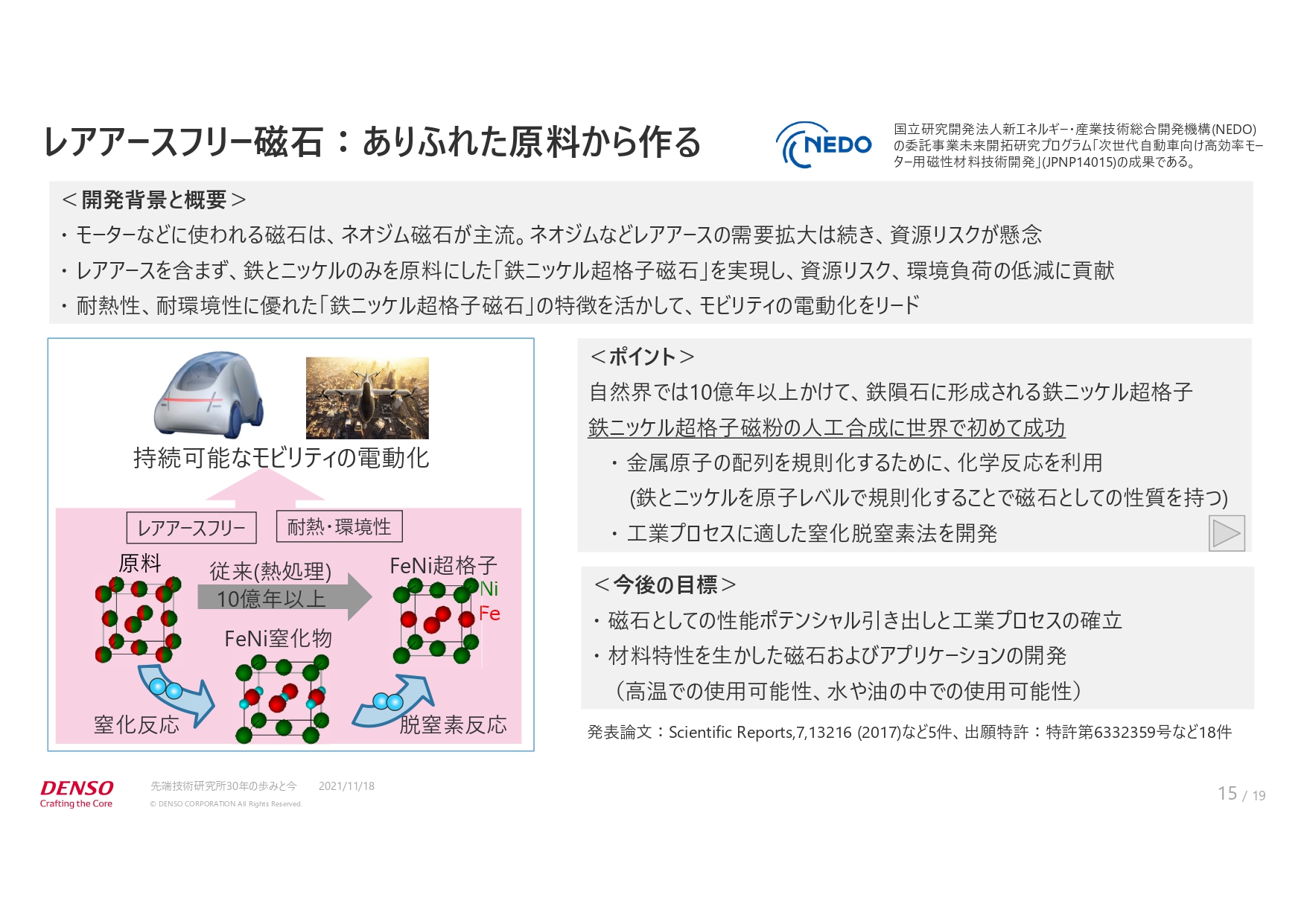 レアアースフリー磁石