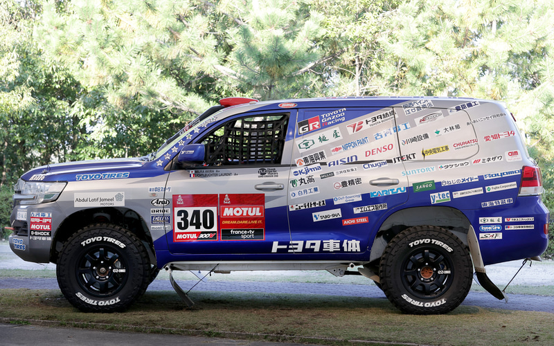 トヨタ ランドクルーザー 200 ダカールラリー 2022 ミニカー 1/43