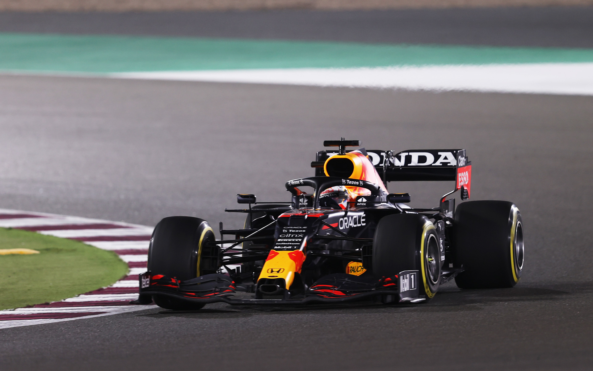 決勝レースで2位に入ったマックス・フェルスタッペン選手（C）Getty Images / Red Bull Content Pool