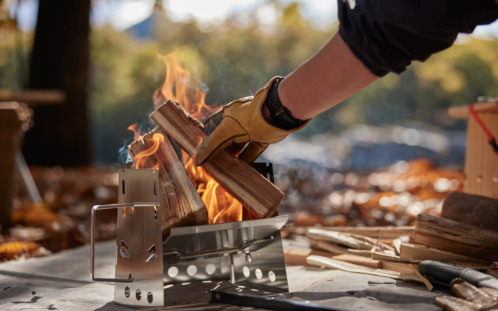 ユニフレーム/薪グリルsolo