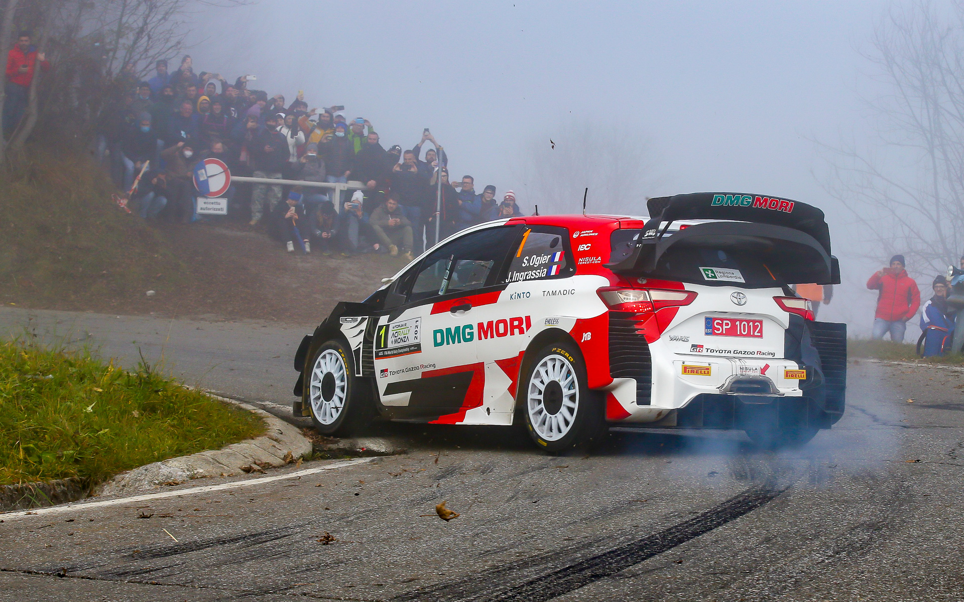 セバスチャン・オジエ/ジュリアン・イングラシア組がドライブするヤリスWRC 1号車