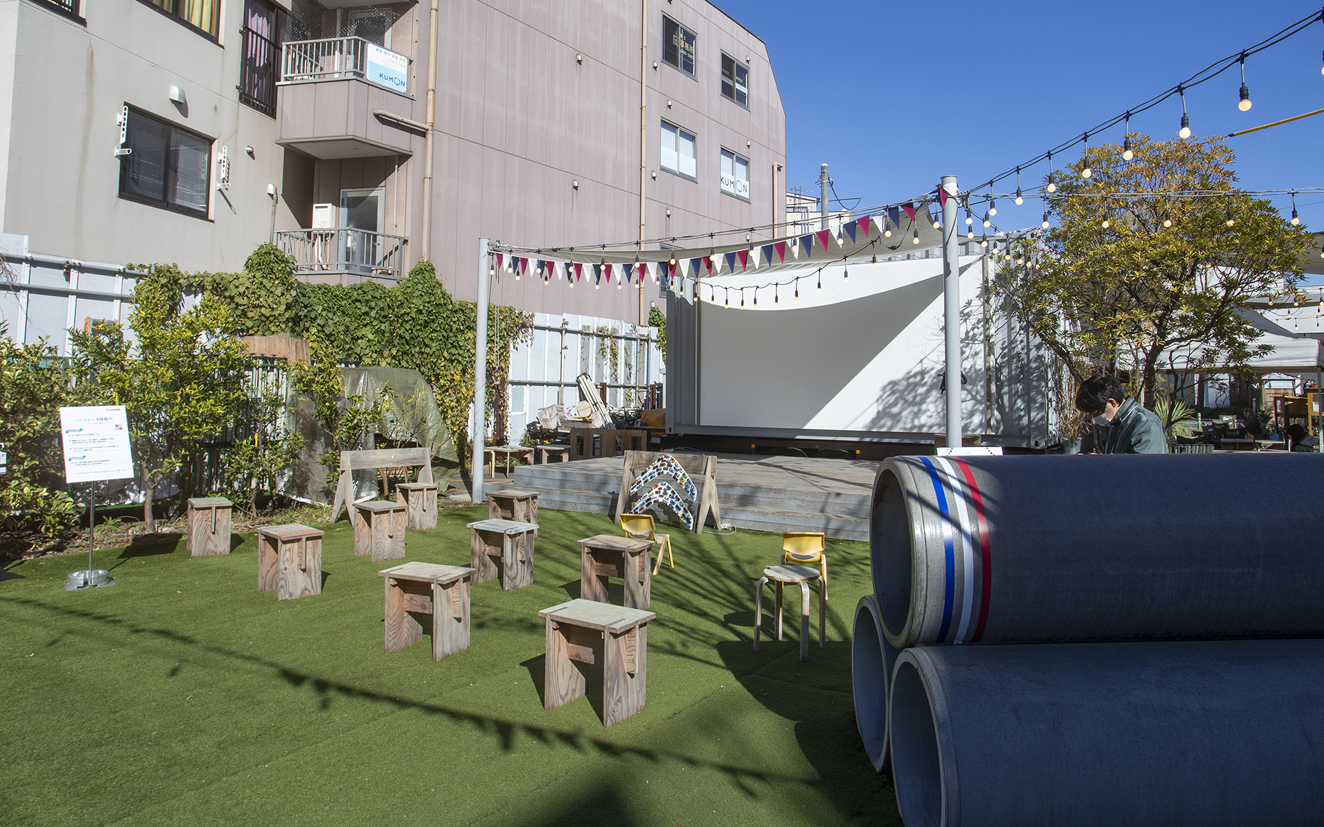 ステージイベントの会場