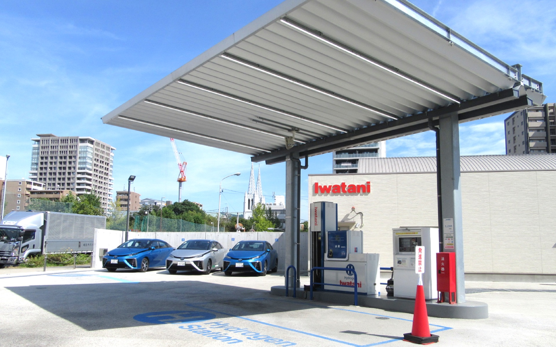 水素ステーションイメージ（写真はイワタニ水素ステーション名古屋葵）