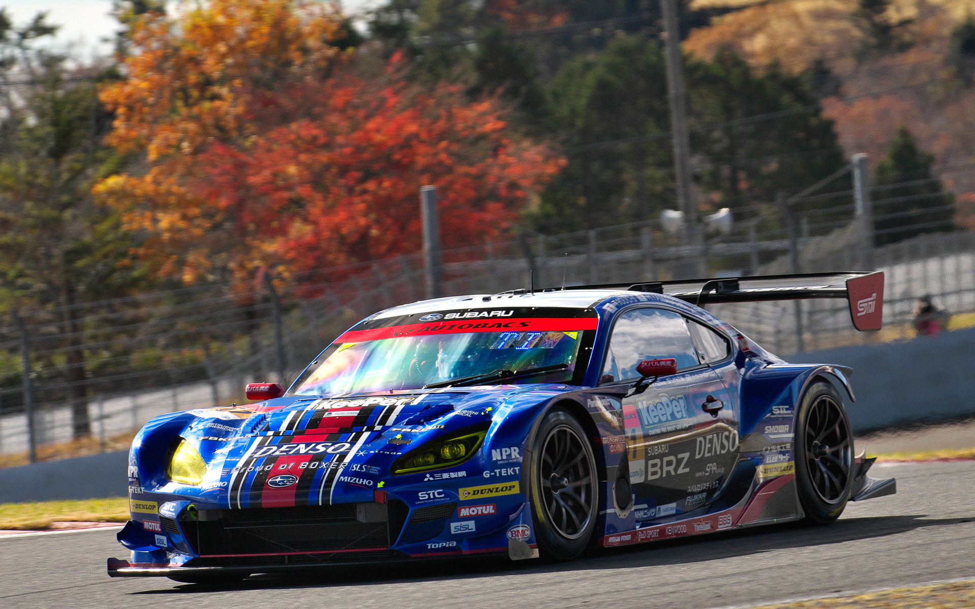 ポールポジションを獲得した61号車 SUBARU BRZ R&D SPORT（井口卓人/山内英輝組、DL）