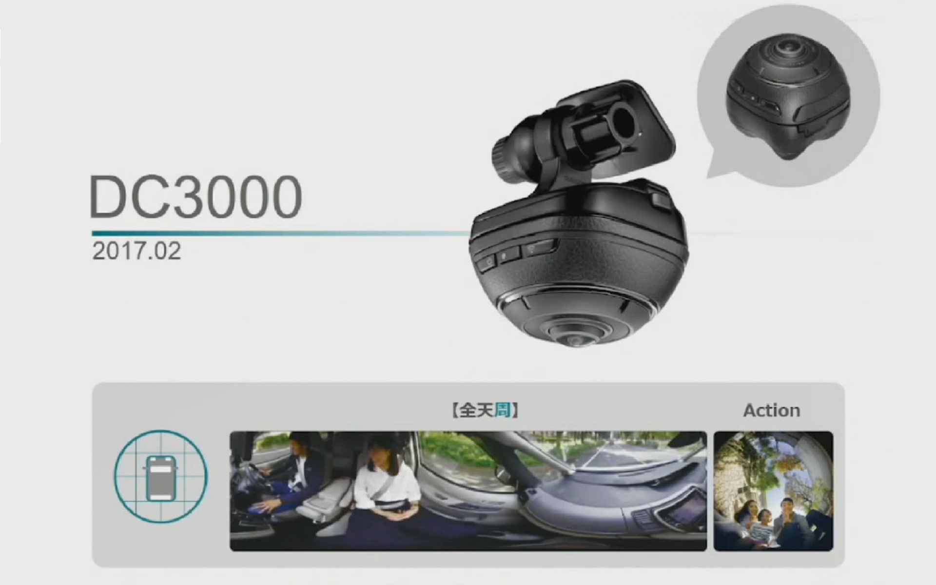 第1弾製品のダクション360（DC3000）