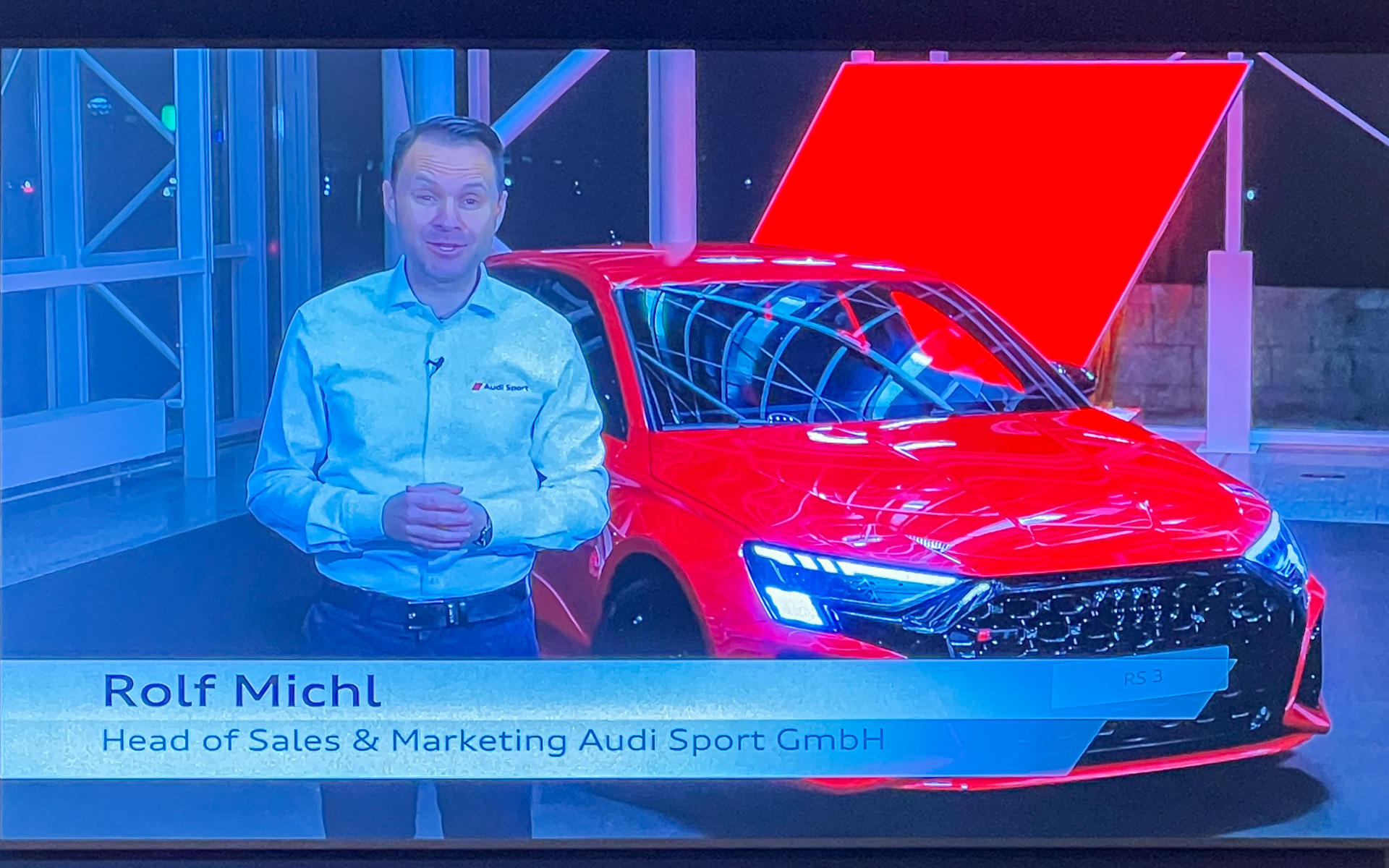 Audi Sport セールス＆マーケティング責任者 ロルフ・ミヒェル氏