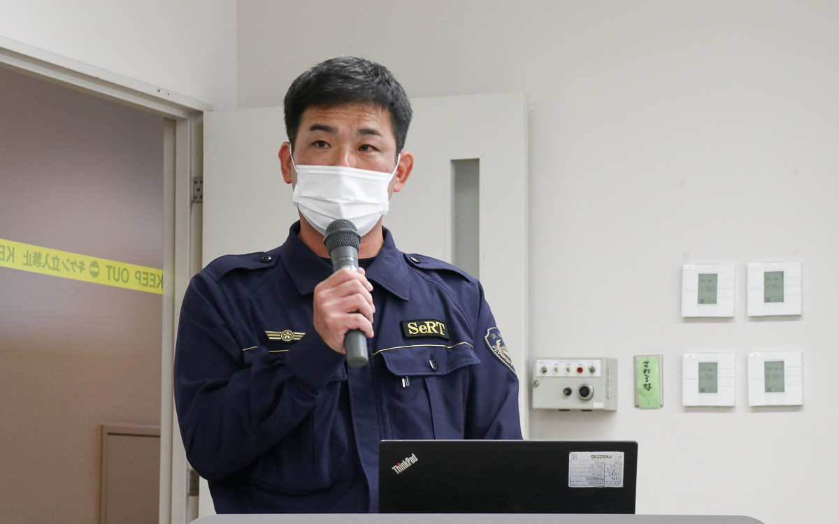 SeRT 副隊長 長瀬真二郎氏