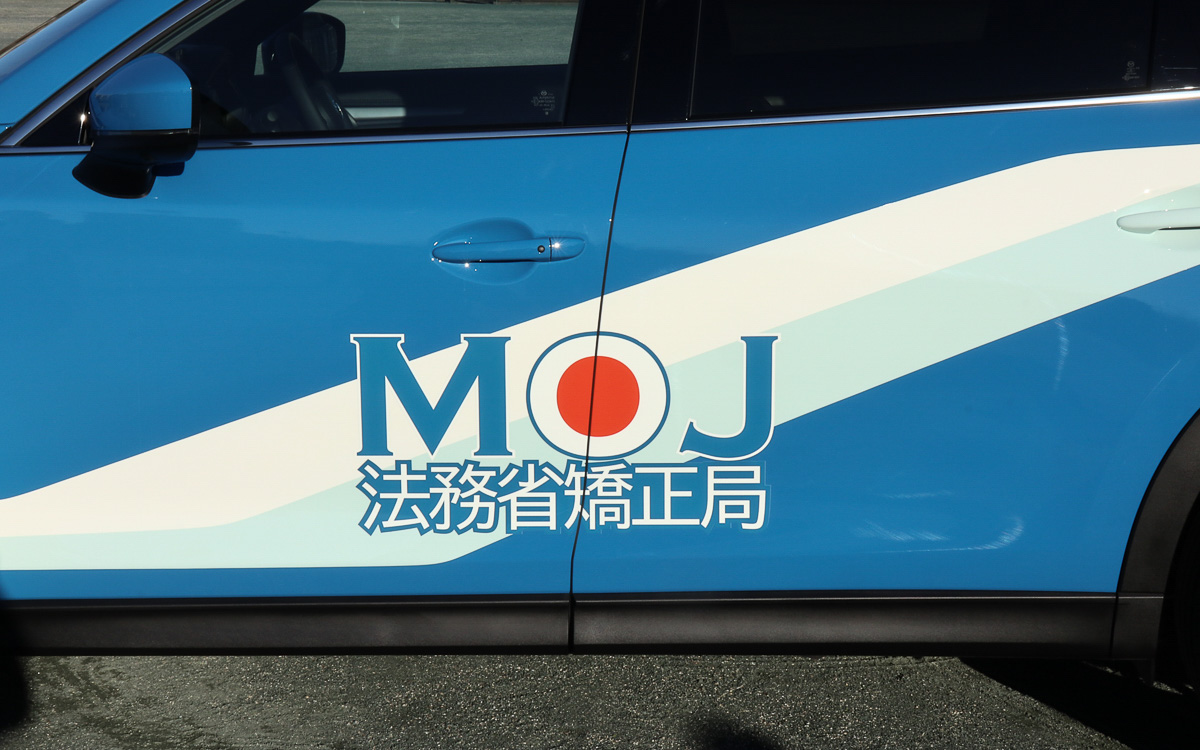 前後左右にロゴはある