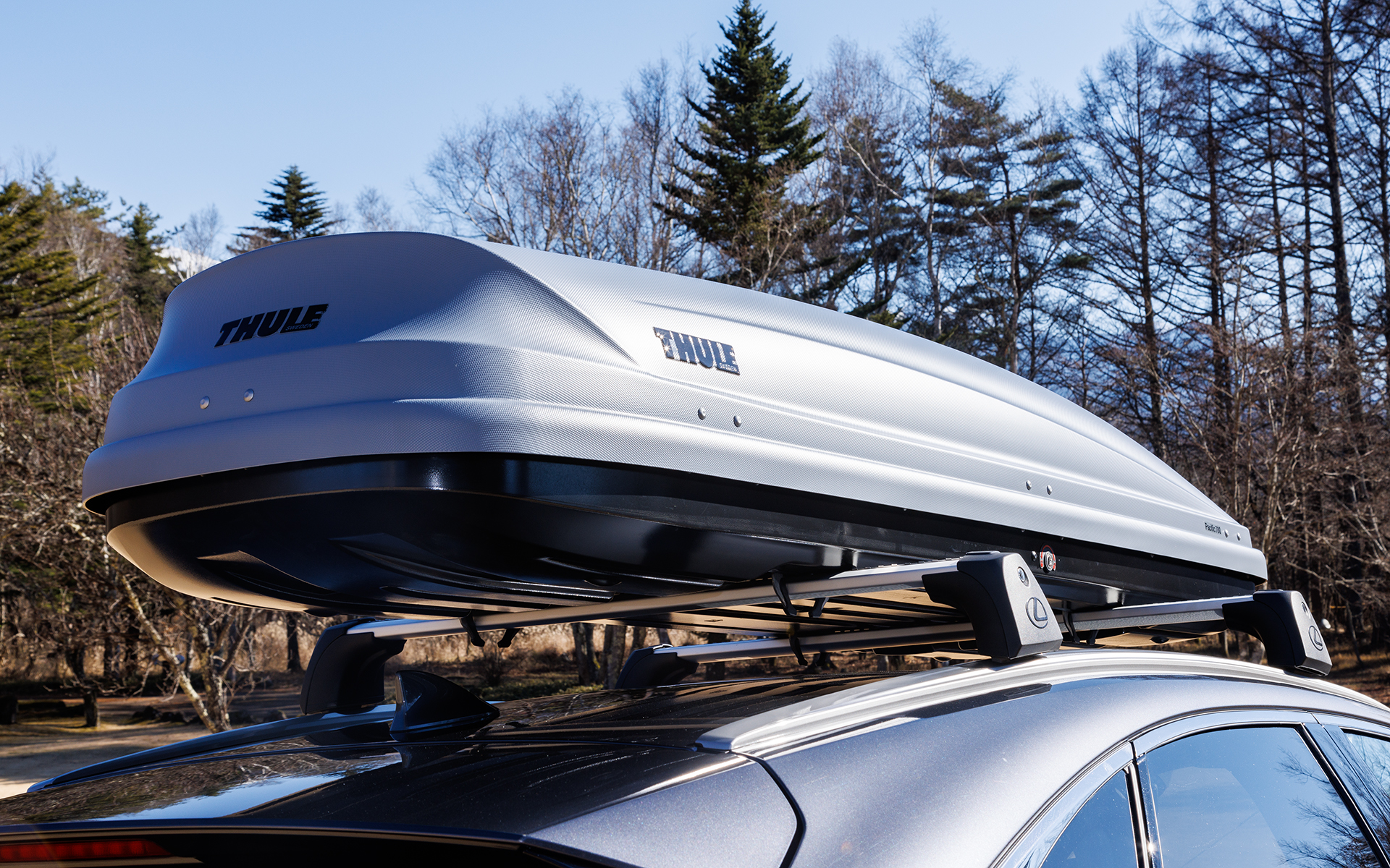 こちらは専用キャリア。スーリー製のルーフボックスもディーラーで購入可能とのこと