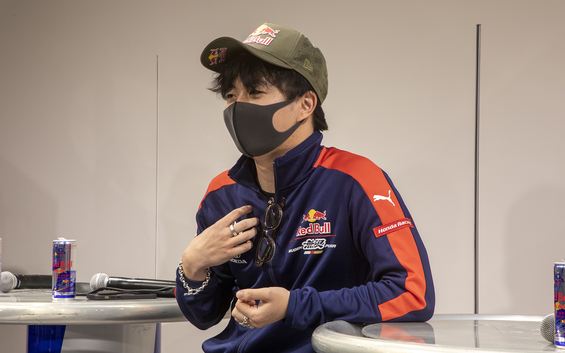 SUPER GTでHONDA NSX-GTをドライブする「TEAM Red Bull MUGEN」の大湯都史樹選手