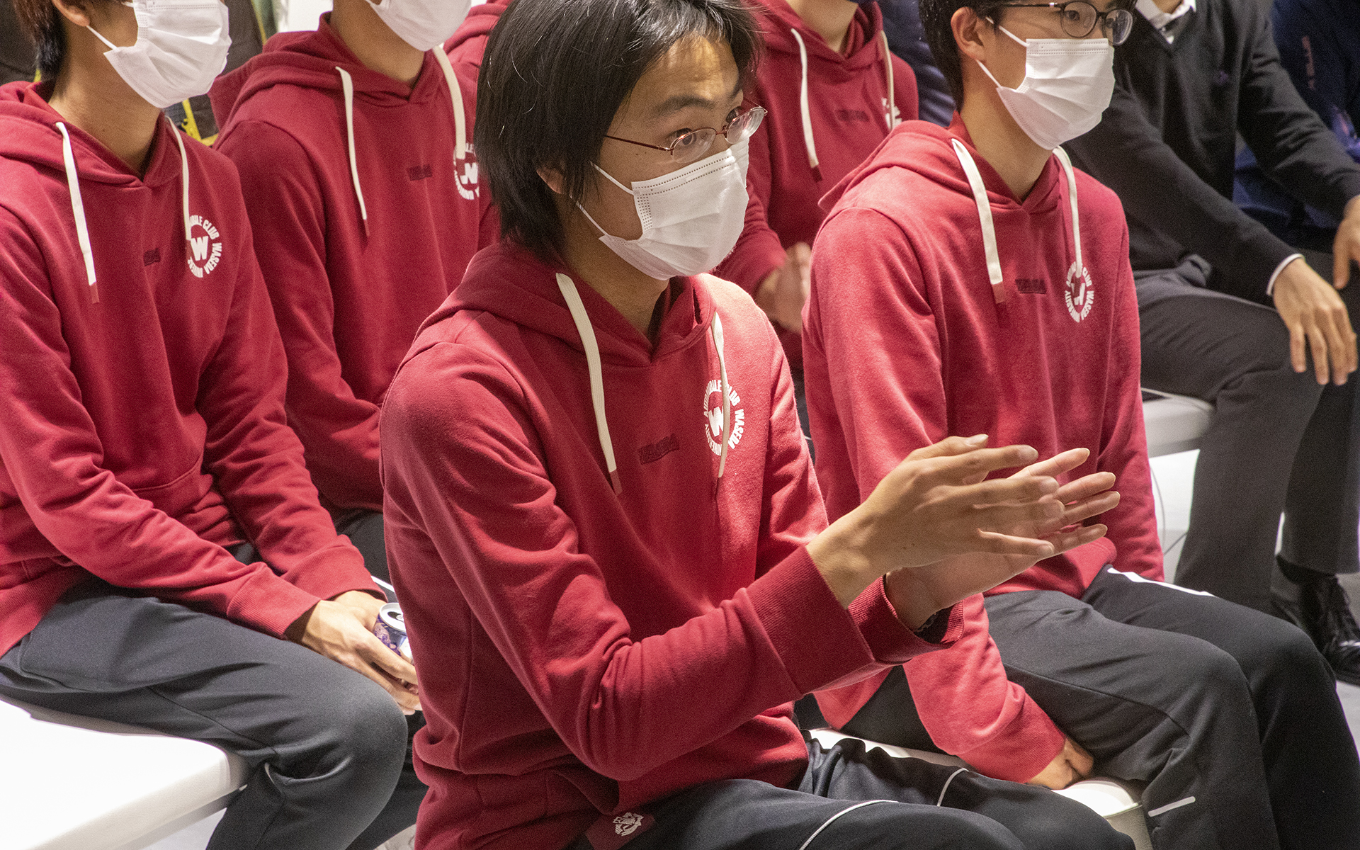 学生の方からの質問も。自動車部所属と言うことでクルマに関する質問だ