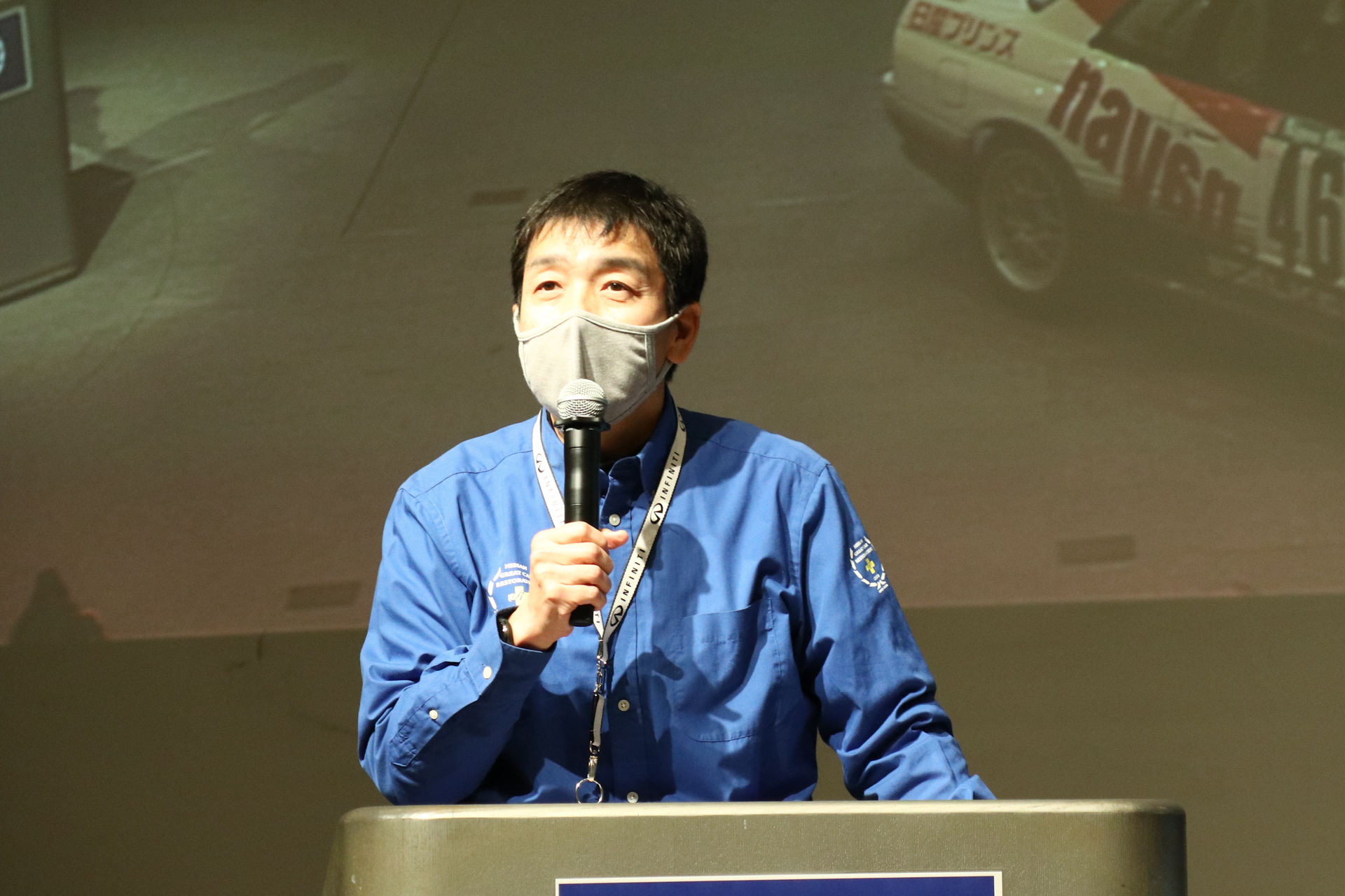 日産名車再生クラブ代表の木賀新一氏