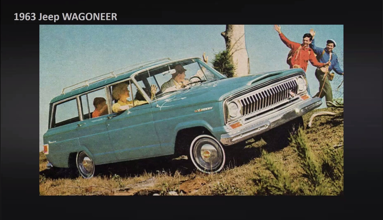 グランドチェロキーLは「グランド・ワゴニア」からデザイン要素を受け継いでいる