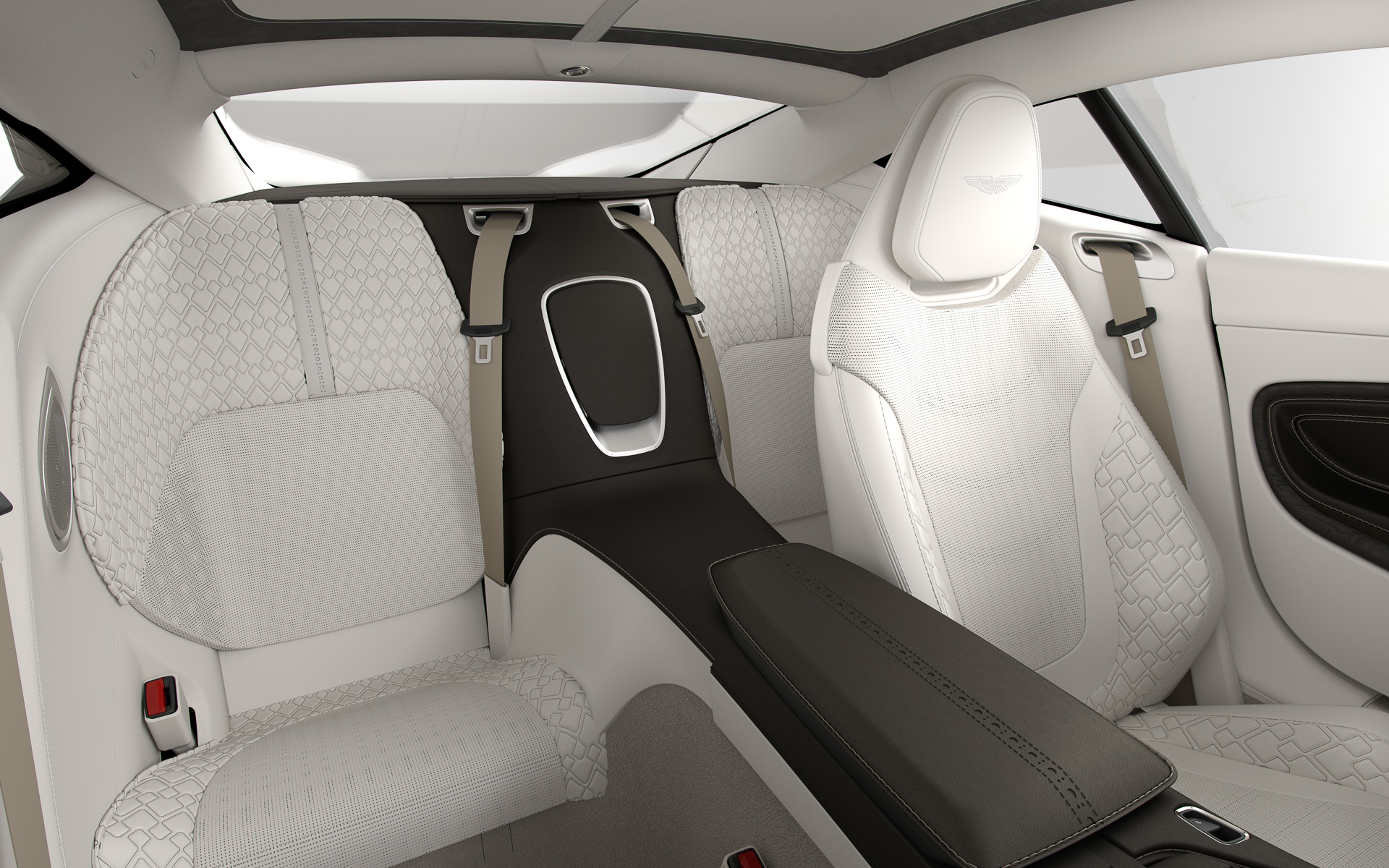 インテリアカラー：オプション設定のグレイシャル・ホワイトとバイソン・ブラウン