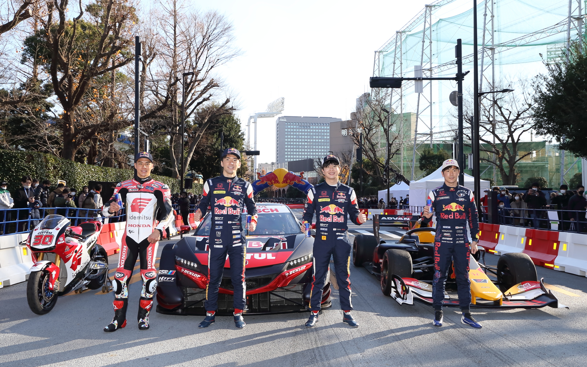 12月19日、明治神宮外苑の一般公道にて「Red Bull Race Day」が開催された