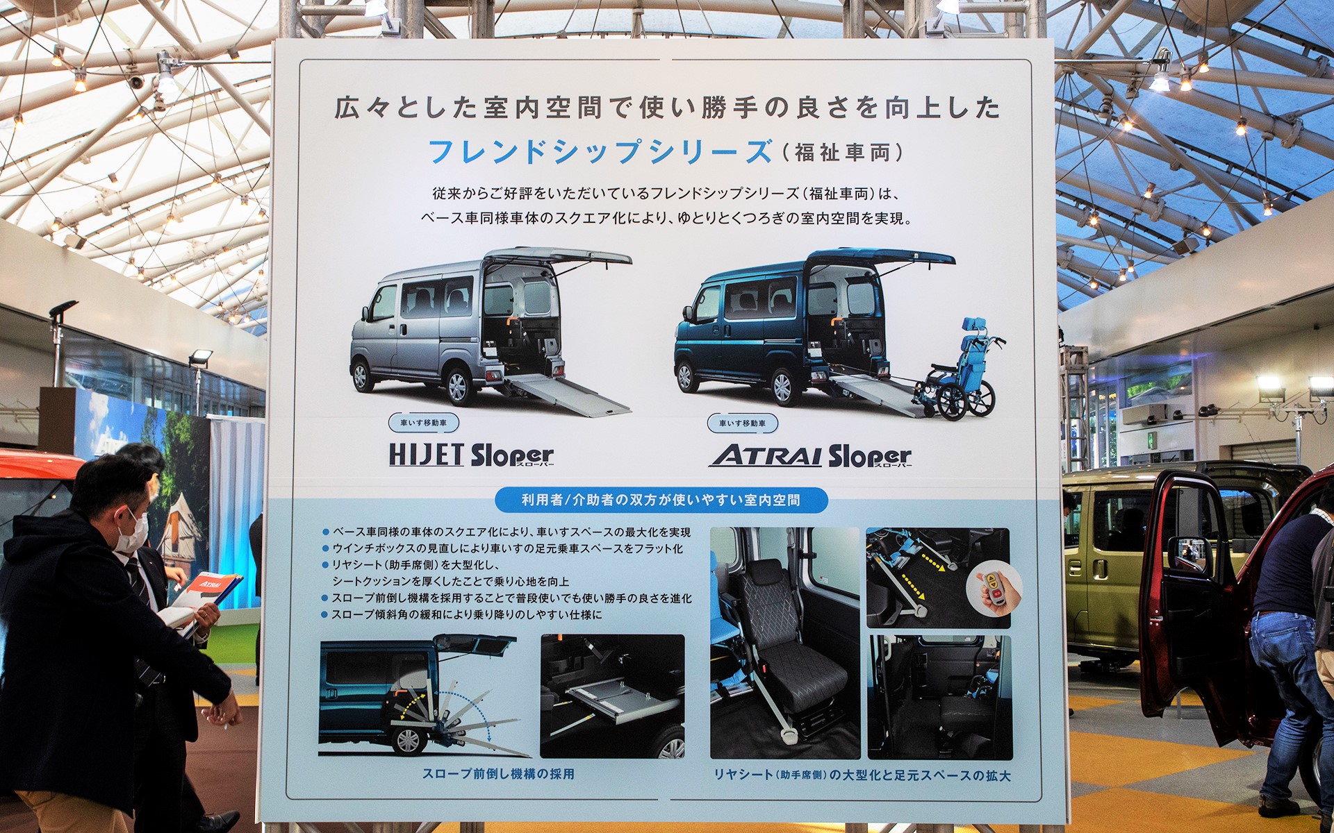 スローパーはハイゼット カーゴにも設定されている