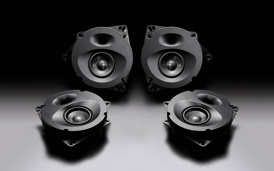 ソニックデザイン スピーカーパッケージ「SFR-AQUA111M」フロント＋リアセット（ハイグレードモデル）　価格：15万8400円（取付工賃別）