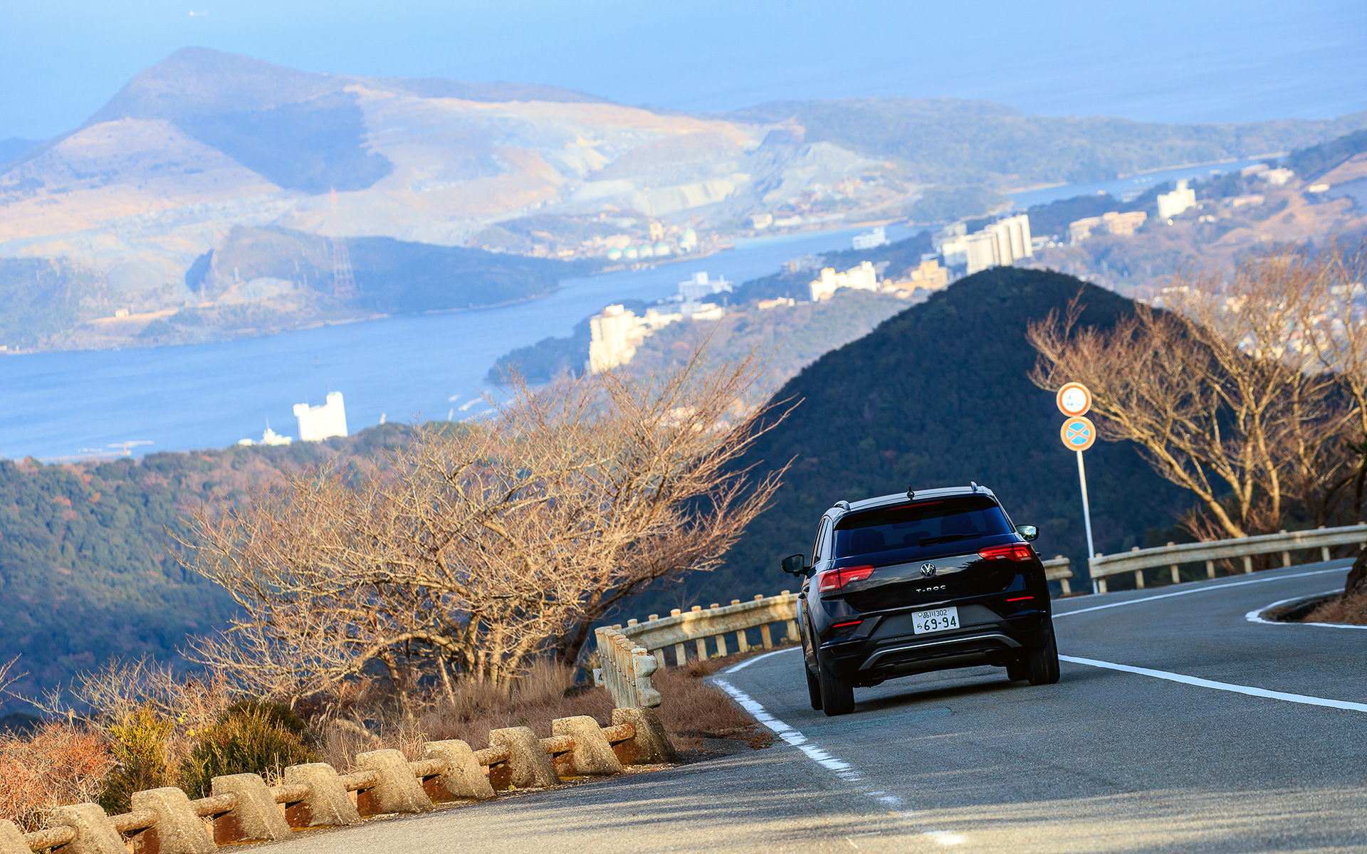 伊勢のワインディングロードなどでT-Rocの性能を存分に体感。クルマ移動ならではの風景も楽しむことができました